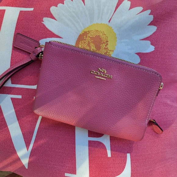 Coach Leather Wristlet - Picture 6 of 6